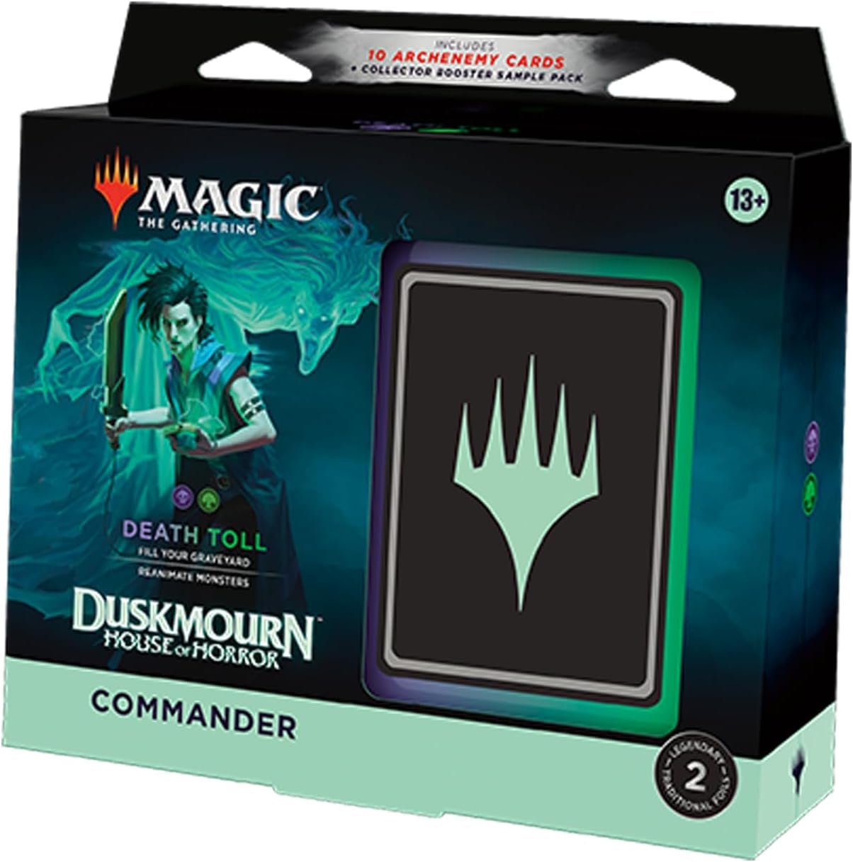 Magic: The Gathering Duskmourn: House of Horror Commander Deck - Death Toll - WiredVillage Games - Wizards of the Coast
